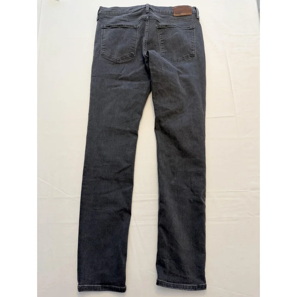 Paige Jeans Mens 32x31 Gray Charcoal Wash Slim‎ Straight Fit Stretch Denim Pants